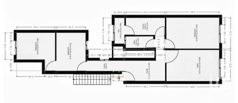 Apartment 3 bedrooms of 60 m² in El Prat de Llobregat (08820)