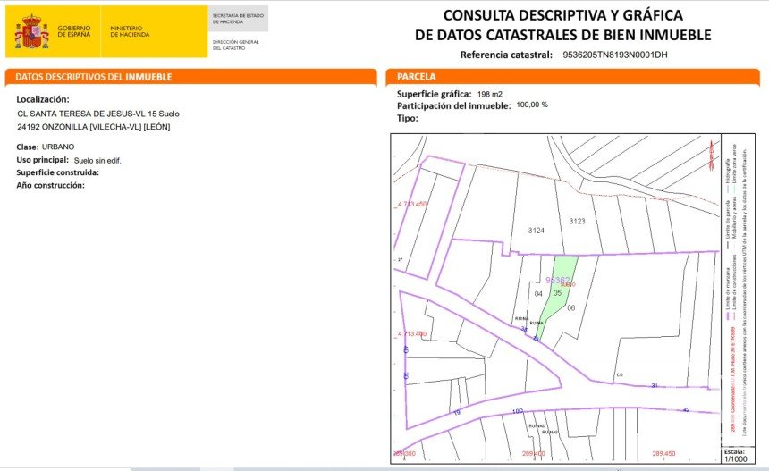 Land of 525 m² in Vilecha (24192)