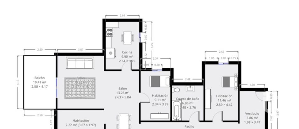 Apartment 3 bedrooms of 75 m² in El Campello (03560)
