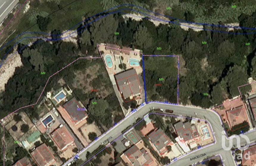 Terrain de 632 m² à Cervelló (08758)