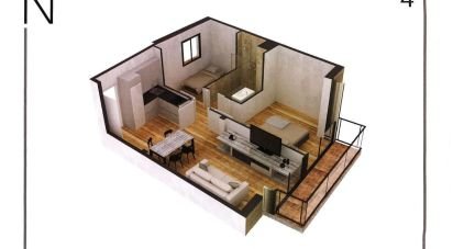 Piso 2 habitaciones de 51 m² en Barcelona (08035)