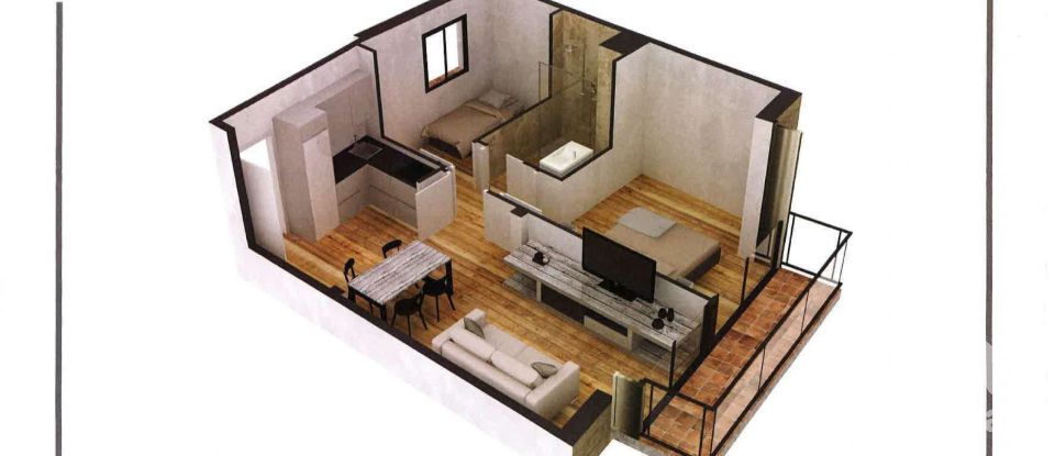 Pis 2 habitacions de 51 m² a Barcelona (08035)