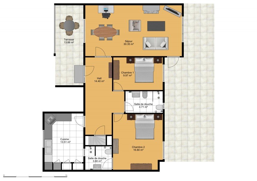 Varias superficies 5 habitaciones de 244 m² en Valdeflores (41899)