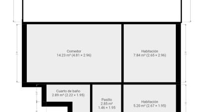 Piso 2 habitaciones de 59 m² en Barbera del Valles (08210)