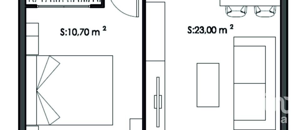 Pis 1 habitació de 55 m² a Roda de Bara (43883)