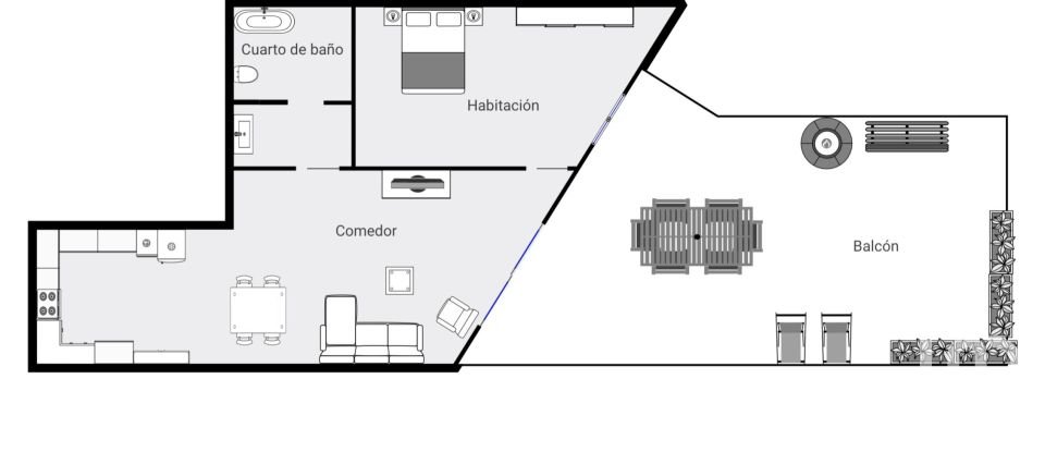 Pis 1 habitació de 52 m² a Parets del Vallès (08150)