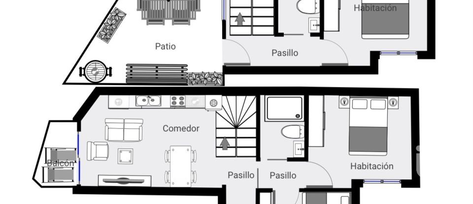 Pis 3 habitacions de 75 m² a Parets del Vallès (08150)