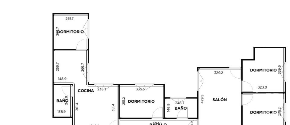 Pis 4 habitacions de 127 m² a Madrid (28015)