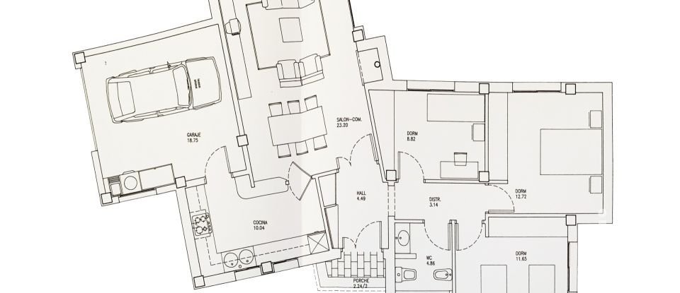 Casa de camp 4 habitacions de 142 m² a Alberic (46260)