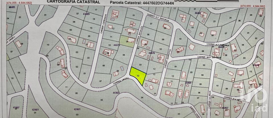 Terreno de 859 m² en Bescanó (17162)