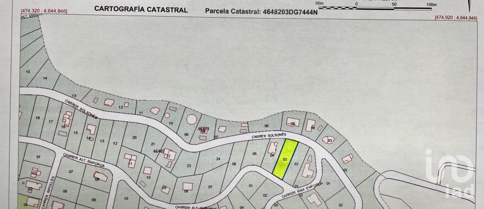Land of 878 m² in Bescanó (17162)