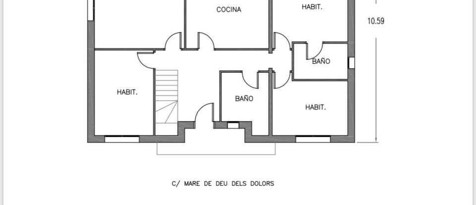 Casa 3 habitaciones de 200 m² en Vallromanes (08188)