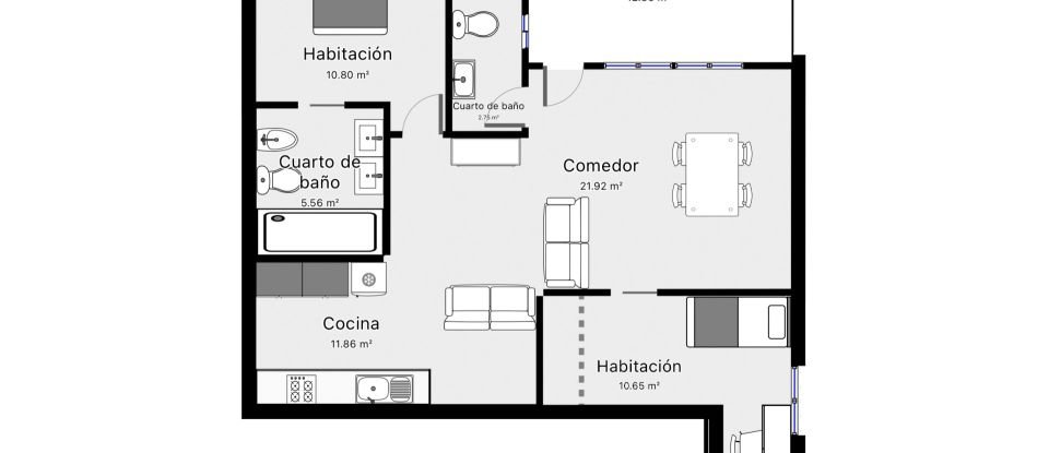 Gîte 2 chambres de 87 m² à Canals (46650)