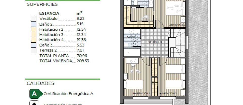 Xalet 4 habitacions de 210 m² a Ribadumia (36636)