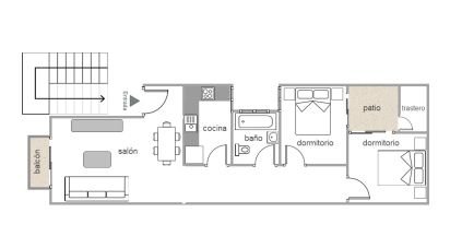 Pis 2 habitacions de 74 m² a Lepe (21440)