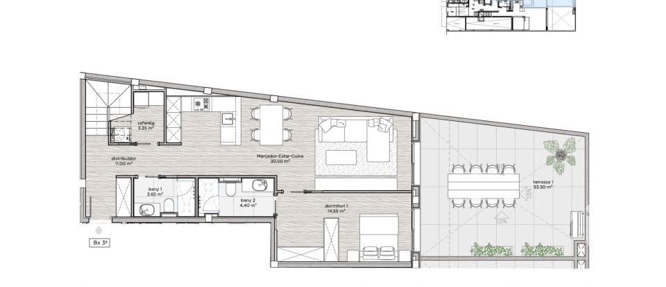 Dúplex 3 habitaciones de 191 m² en Castelldefels (08860)