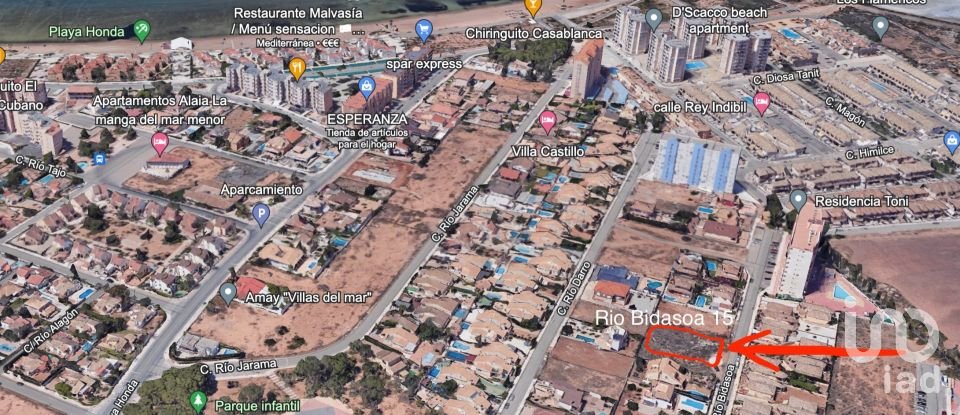 Terreno de 761 m² en Urbanización Playa Honda (30385)