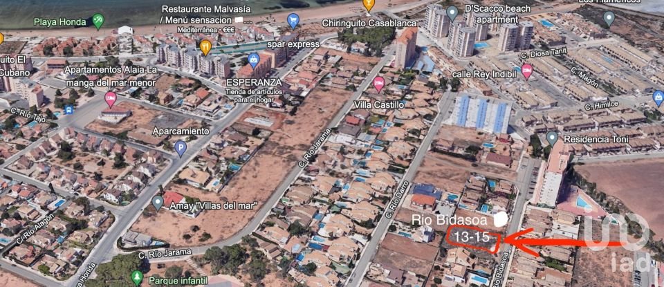 Land of 1,520 m² in Urbanización Playa Honda (30385)