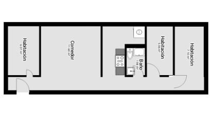 Apartment 3 bedrooms of 66 m² in Cornella de Llobregat (08940)