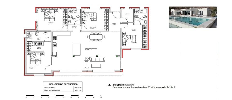 Casa 4 habitacions de 143 m² a Águilas (30880)