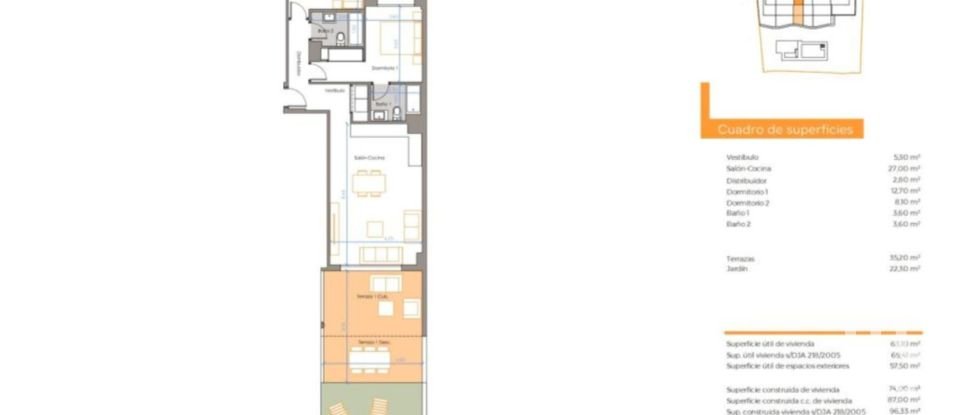 Piso 2 habitaciones de 89 m² en Mijas (29649)