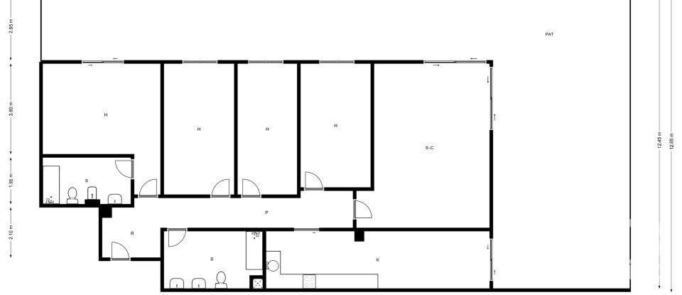 Pis 4 habitacions de 120 m² a Cubelles (08880)