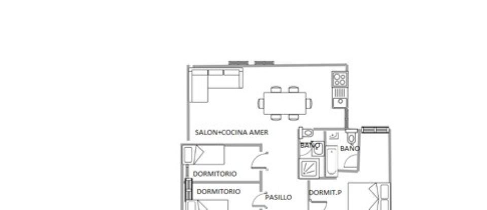 Appartement 3 chambres de 83 m² à Cádiz (11010)