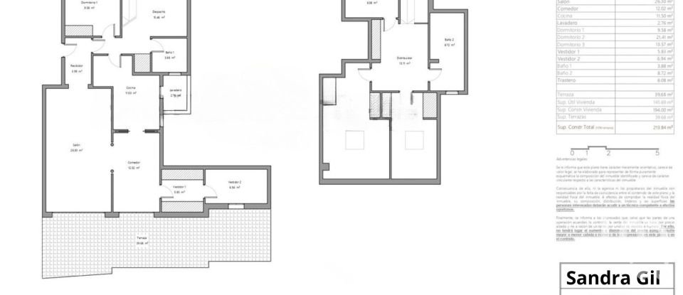 Piso 4 habitaciones de 220 m² en Barcelona (08023)