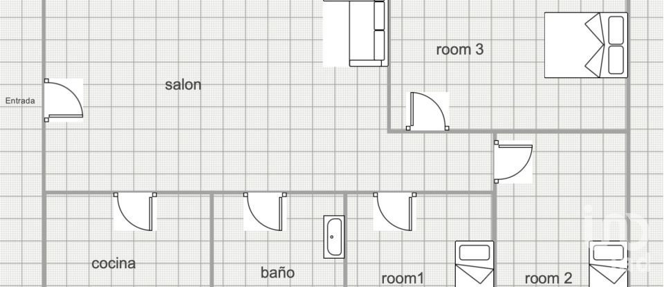 Studio 3 bedrooms of 77 m² in Barcelona (08020)