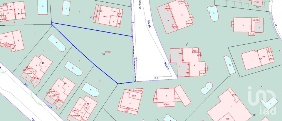 Terrain de 615 m² à Segur de Calafell (43882)