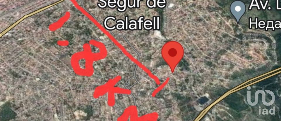Terra de 615 m² a Segur de Calafell (43882)