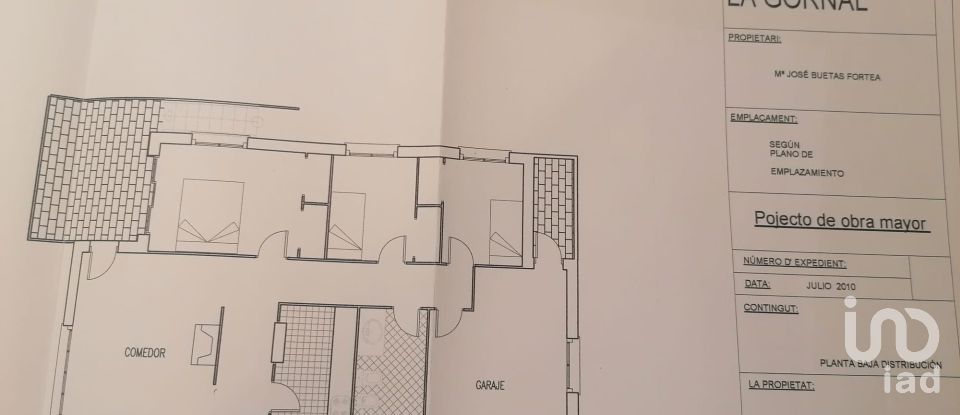 Terreno de 896 m² en Castellet i la Gornal (08729)