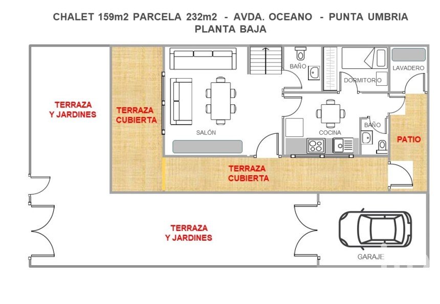 Xalet 5 habitacions de 159 m² a Punta Umbría (21100)