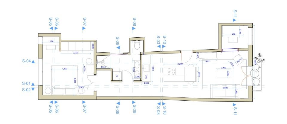 Appartement 1 chambre de 62 m² à Barcelona (08001)