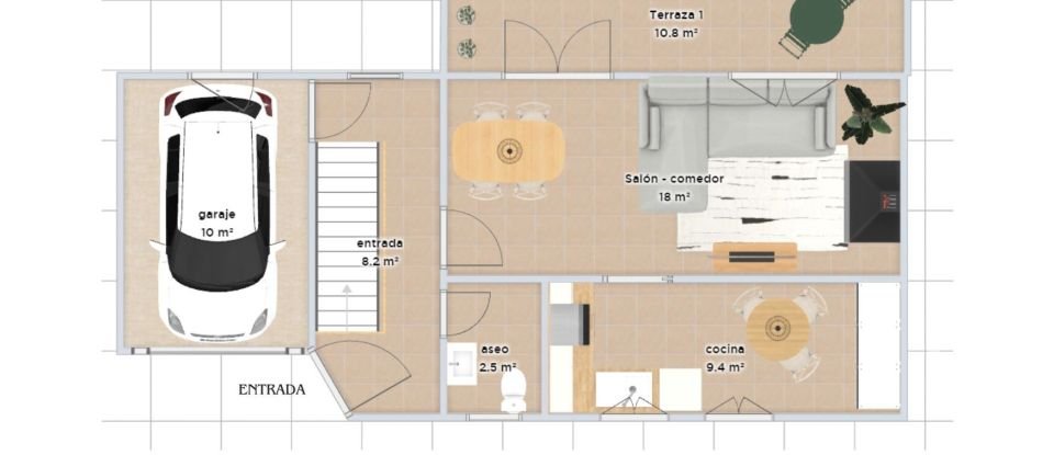 Casa 4 habitaciones de 135 m² en Vallirana (08759)