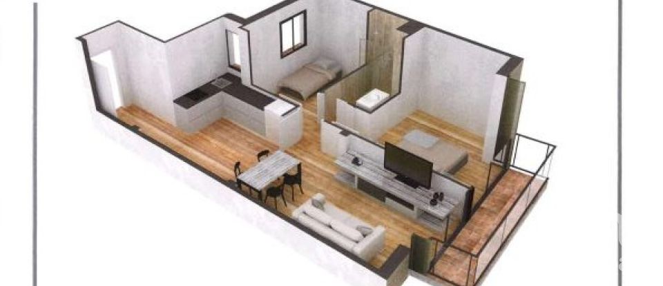 Pis 2 habitacions de 51 m² a Barcelona (08035)