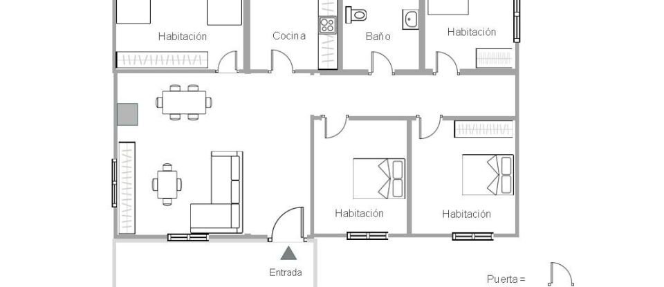 Casa 4 habitacions de 310 m² a Trigueros (21620)