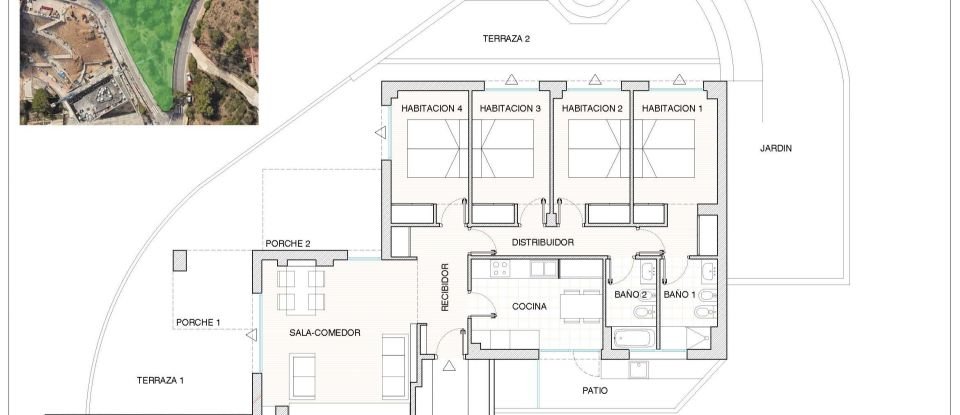 Pis 4 habitacions de 205 m² a Barcelona (08035)