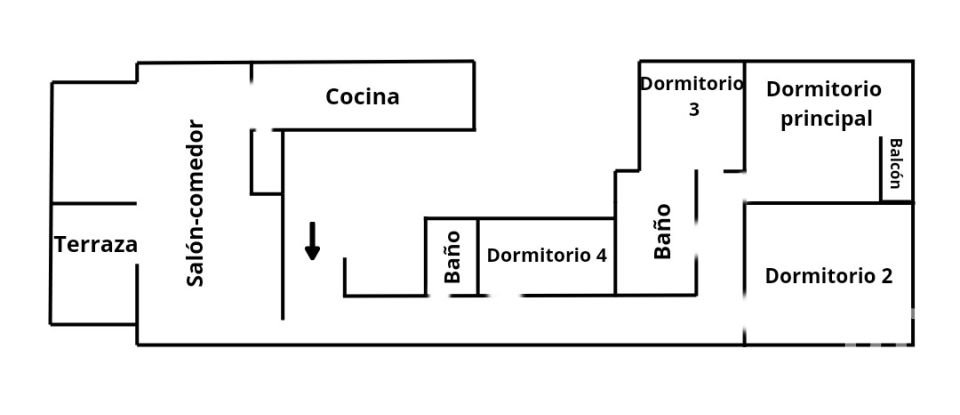 Pis 4 habitacions de 139 m² a Castellón de la Plana/Castelló de la Plana (12004)