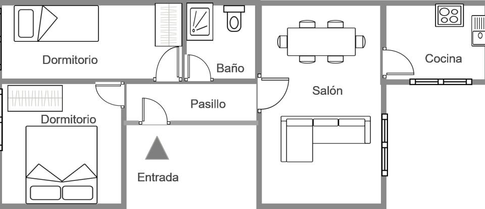 Piso 2 habitaciones de 66 m² en Callús (08262)