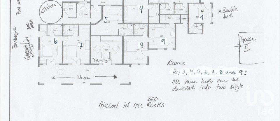Casa de campo 15 habitaciones de 962 m² en Xabia/Javea (03730)