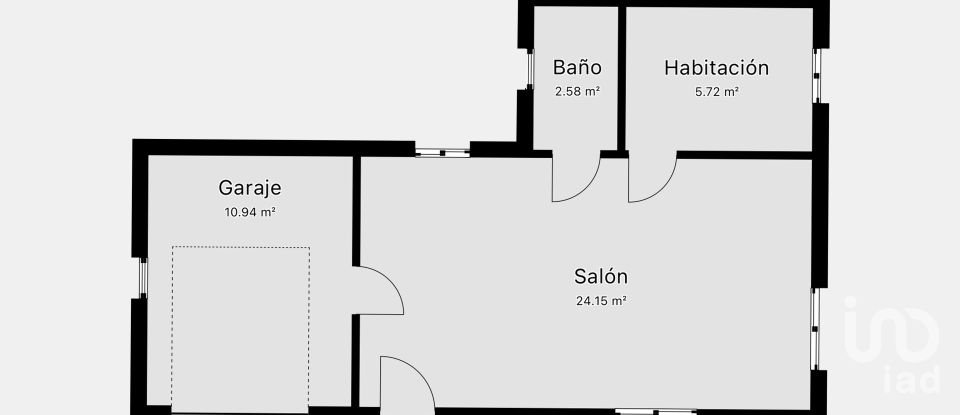 Casa de campo 1 habitación de 50 m² en Mogente/Moixent (46640)