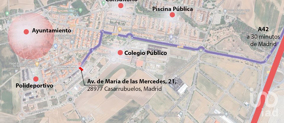 Land of 228 m² in Casarrubuelos (28977)