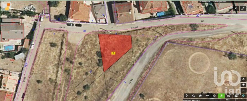 Terreno de 346 m² en Los Santos de la Humosa (28817)