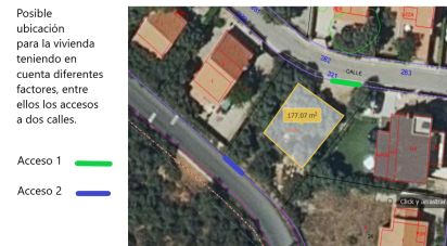Land of 553 m² in Pioz (19162)