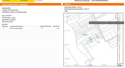 Land of 648 m² in Villaturiel (24226)