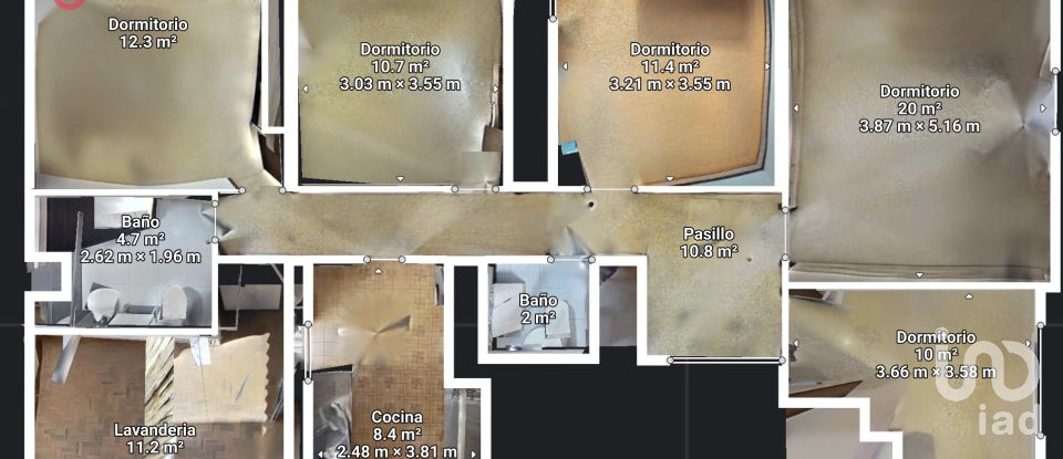 Appartement 4 chambres de 126 m² à Almazora/Almassora (12550)