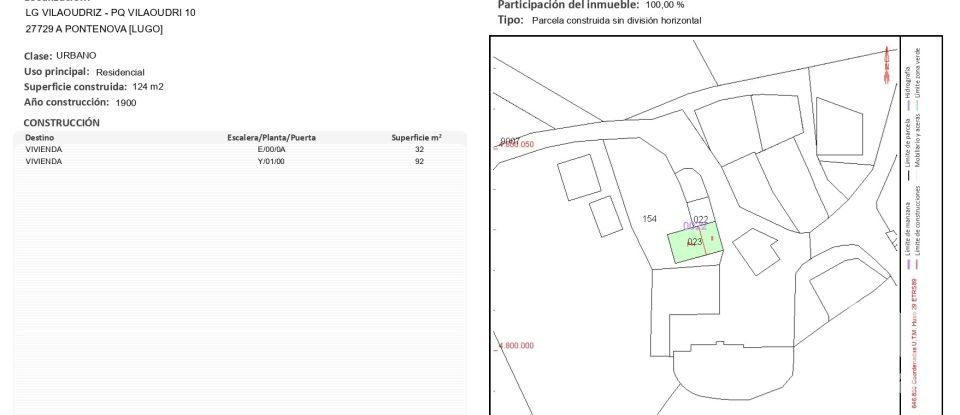 House 4 bedrooms of 125 m² in Vilaoudriz (27729)