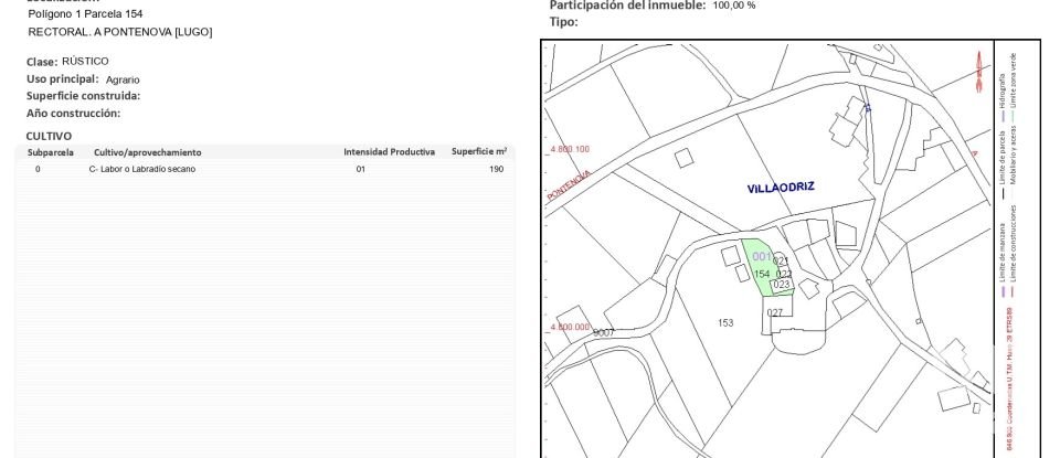 House 4 bedrooms of 125 m² in Vilaoudriz (27729)