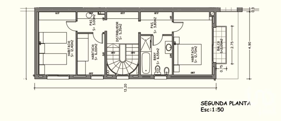 Land of 235 m² in Moià (08180)